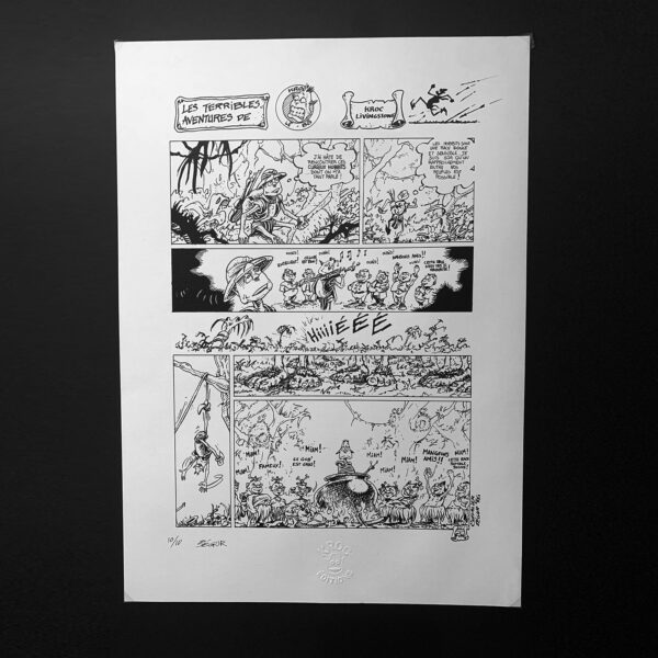 Kroc le bô, planche numérotée signée – Image 4