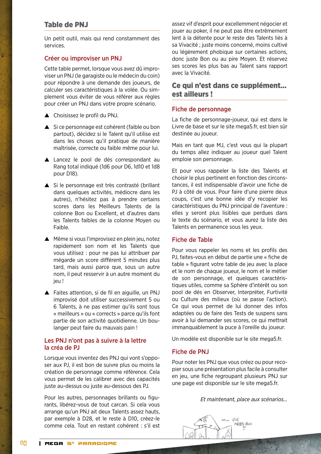 MEGA – 5e Paradigme : Écran & Scénarios – Image 7