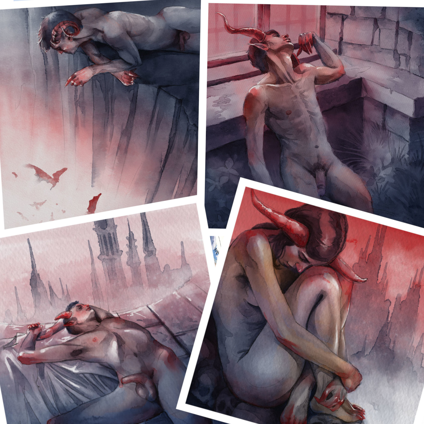 Cartes - Illustrations par Lanj (série 2025)