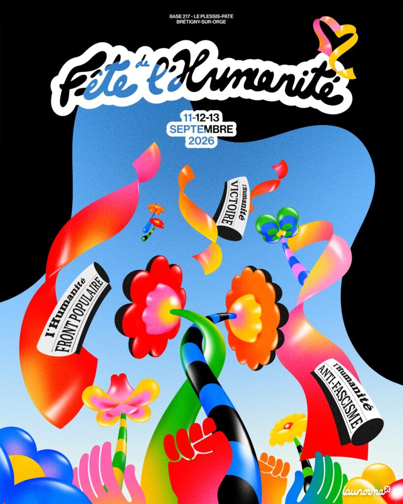 Affiche Fête de l'Humanité 2026