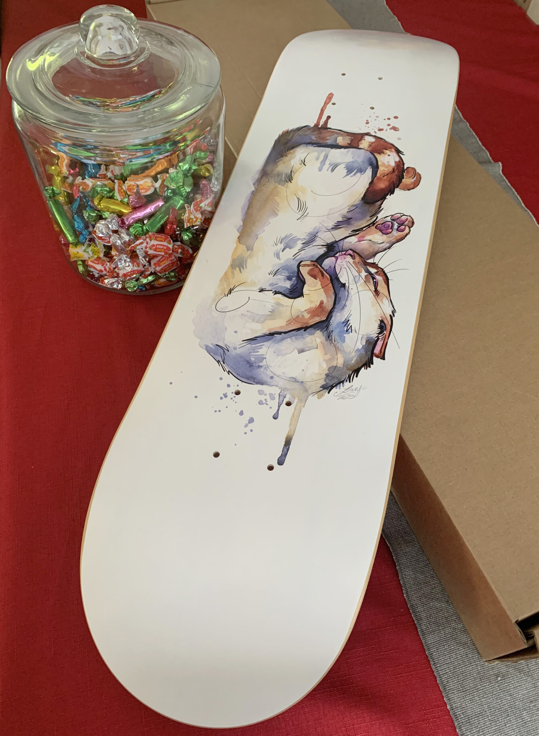Nougatine, planche de skateboard – Image 7